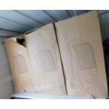 Three Rhino storage heaters, boxed. Note: VAT is payable on the hammer price of this lot at 20%.