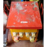 A Safe Site Electrics 230 volt input transformer, output 110V. Note: VAT is payable on the hammer pr