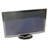 A Panasonic Viera 50 inch flat screen television, model no. TX-P50G208A, with lead and remote.