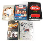 A collection of DVD box sets, comprising Joe 90 The Original Boy Genius, Thunderbirds The Complete S