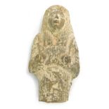 An Egyptian Ushabti funerary figure, 18cm high.