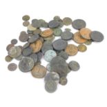 A collection of Roman and other coins, to include some replicas, etc. (a quantity)