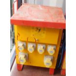 A Safe Site Electrics 230 volt input transformer, output 110V. Note: VAT is payable on the hammer pr