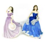 Two Royal Doulton figures, comprising Moonlight Serenade HN4530, and a Royal Doulton Belles Across T