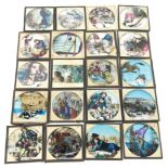 A group of magic lantern slides, depicting scenes from Gulliver's Travels, nos 1-20. (1 box)