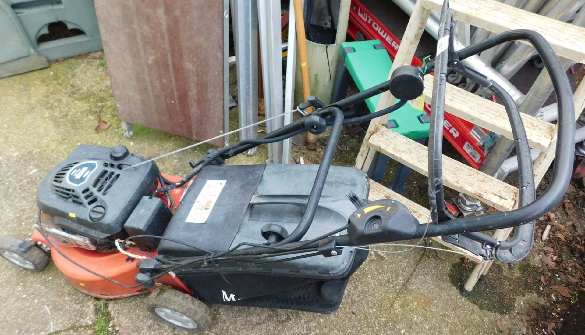 A Mountfield 625 Series XLC 190cc petrol lawnmower.