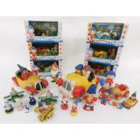 Various Corgi boxed Noddy In Toyland figures, to include Big Ears and others, celluloid Noddy and Bi