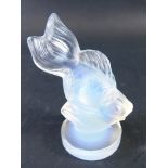 A Sabino type opalescent glass figure of a fish, unmarked, 7cm high.