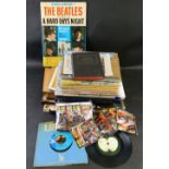A quantity of ephemera, to include The Beatles A Hard Days Night film programme, Star Wars 2005 pin
