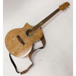 An Ibanez acoustic guitar, with shaped case, no.EW20LASE-NT1202, serial number S110700649, with chro