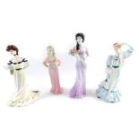 Various Coalport figures, to include Golden Age limited edition figure number 3543, printed marks be