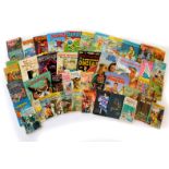 A collection of annuals and books, to include Dandy, Mystery books, Adventures, Ladybird books, Peng