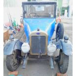 A 1926 Clyno Vintage Tourer or Saloon Car, with Mulliners coachwork, Registration DD 8026, chassis N