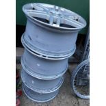 A set of four Mercedes Benz E350 alloys.