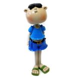 A French bobble head advertising figure.