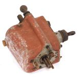 A gear box for a vintage Clyno motor car.