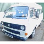 A Volkswagen Holdsworth Villa III transporter campervan, Registration G899 BTW, petrol, white, MOT t