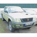 A Mitsubishi L200 pickup truck, Registration AF04 WBE, 97,710 recd miles, locked without key, lackin