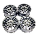 A set of four Speed Line Corse AISi7Mg alloy wheels.