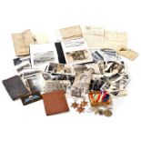 A group of Second World War medals and related items awarded to Pte. William Desmond Jessop, R.A.O.C