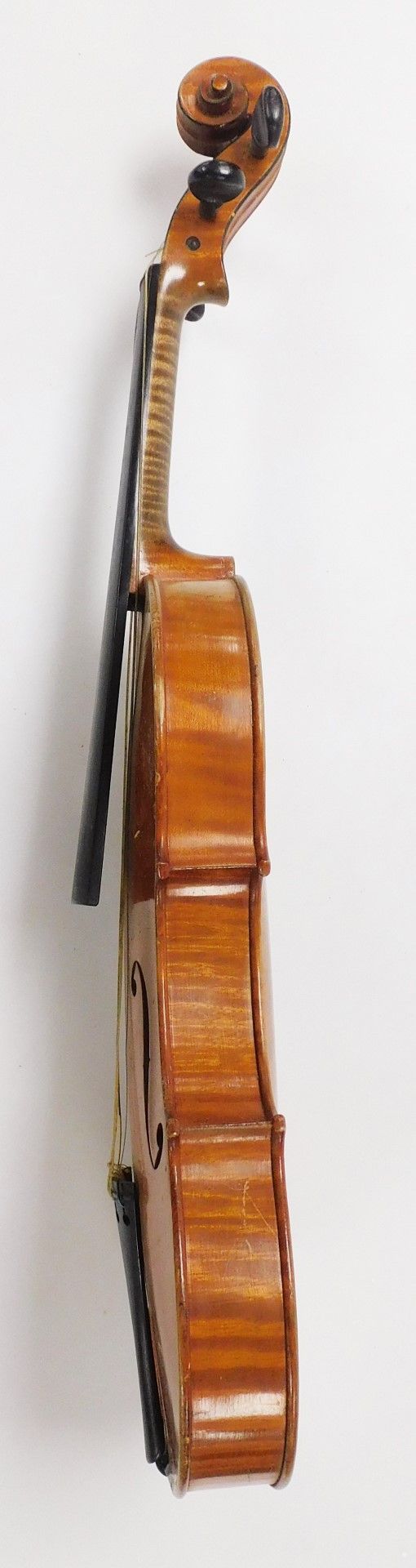 A violin, with a two piece back, bearing label marked Ch. JB Collin Mezin, Luthier a Paris, together - Image 3 of 8