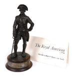 Withdrawn pre sale by vendor - Peter Hicks. The Royal American, cast bronze, limited edition no. 28/