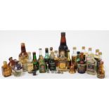 A group of alcohol miniatures, to include Bells whisky, Ardbeg whisky, Australian tawny port, Grand