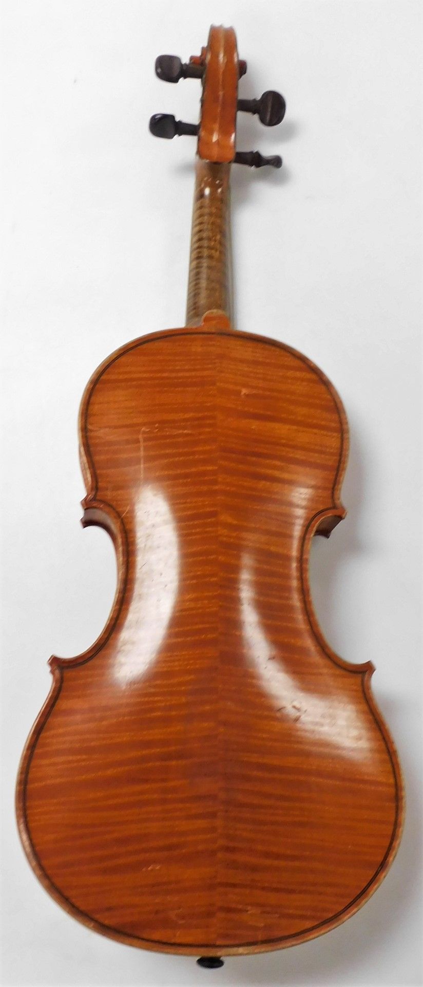 A violin, with a two piece back, bearing label marked Ch. JB Collin Mezin, Luthier a Paris, together - Image 4 of 8