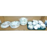 A Colclough part tea and dinner service decorated in the Ivy Leaf pattern, to include two tureens an