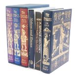 Folio Society. JM Cook The Persians, Arthur Clark Space Odyssey, Norman Hammond The Maya, Nigel Davi