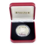 A Pobjoy Mint silver 100 Years of Peter Rabbit crown, in presentation box.