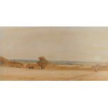 G. B. Campion (1796-1870). Knebworth, Herts, watercolour, titled and attributed to the mount with ar