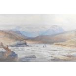 M A Colquhoun (19thC). Glen Torridon from Kinlochewe-Ross, watercolour, signed, attributed with date
