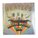 A Beatles Magical Mystery Tour record album, containing two EMI records, with internal tour informat