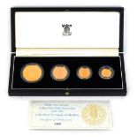 A 500th Anniversary of the First Gold Sovereign 1489-1989 gold proof sovereign collection, comprisin