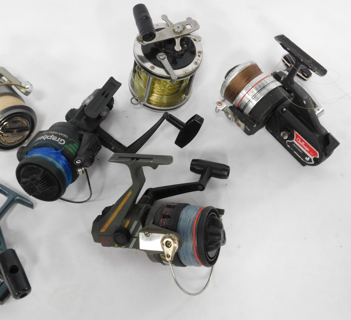 A group of fly fishing reels, comprising a Sunridge Graph X 40, Alcocks spool box, a Daiwa Opus 5500 - Image 3 of 3