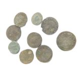 Coins, a Roman type Constantine II style coin and others. (a quantity)