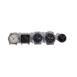 Various Seiko watch heads, to include one with Pepsi style bezel, 3cm diameter dial with baton point