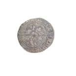 An Edward III type half groat style coin.