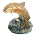 A Beswick figure of a trout, number 1390, printed and impressed marks beneath, 11cm high.