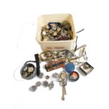 Various watches, part wristwatches, spares, etc., a quantity of early 20thC wristwatch parts, to inc