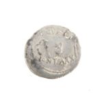 A Roman type Julius Caesar style coin.