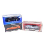 Three various boxed diecast cars, to include Road Signature Collection 1971 Jaguar E Type 1:18 scale