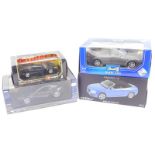 Four various boxed diecast cars, to include Norev Audi S5 Cabriolet HQ High Quality, 1:18 scale, 25c