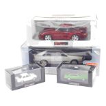 Various boxed diecast cars, to include UT models, etc., Ford Escort TC Minichamps cased car, 9cm wid