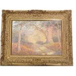 C. Knight (20thC). Woodland Wonder, oil on board, signed, with further signature and title verso, 27