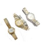 Various wristwatches, a Seiko with 2cm diameter dial with baton points and numerals, further Seiko,
