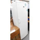 A Frigidaire freestanding freezer in white.