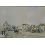 M. G. Pearson (20thC). Street scene and another, watercolour, signed, 24cm x 33cm, - a pair. (2)