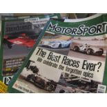 Motorsport and other motor racing magazines. (a quantity)